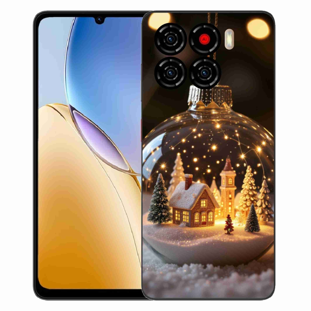 Gélový kryt mmCase na ZTE Blade A56 - vianočné gule 3