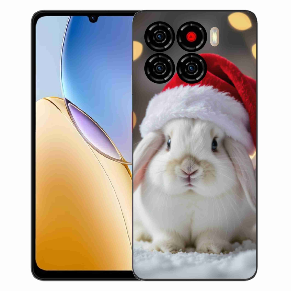 Gélový kryt mmCase na ZTE Blade A56 - vianočný králik