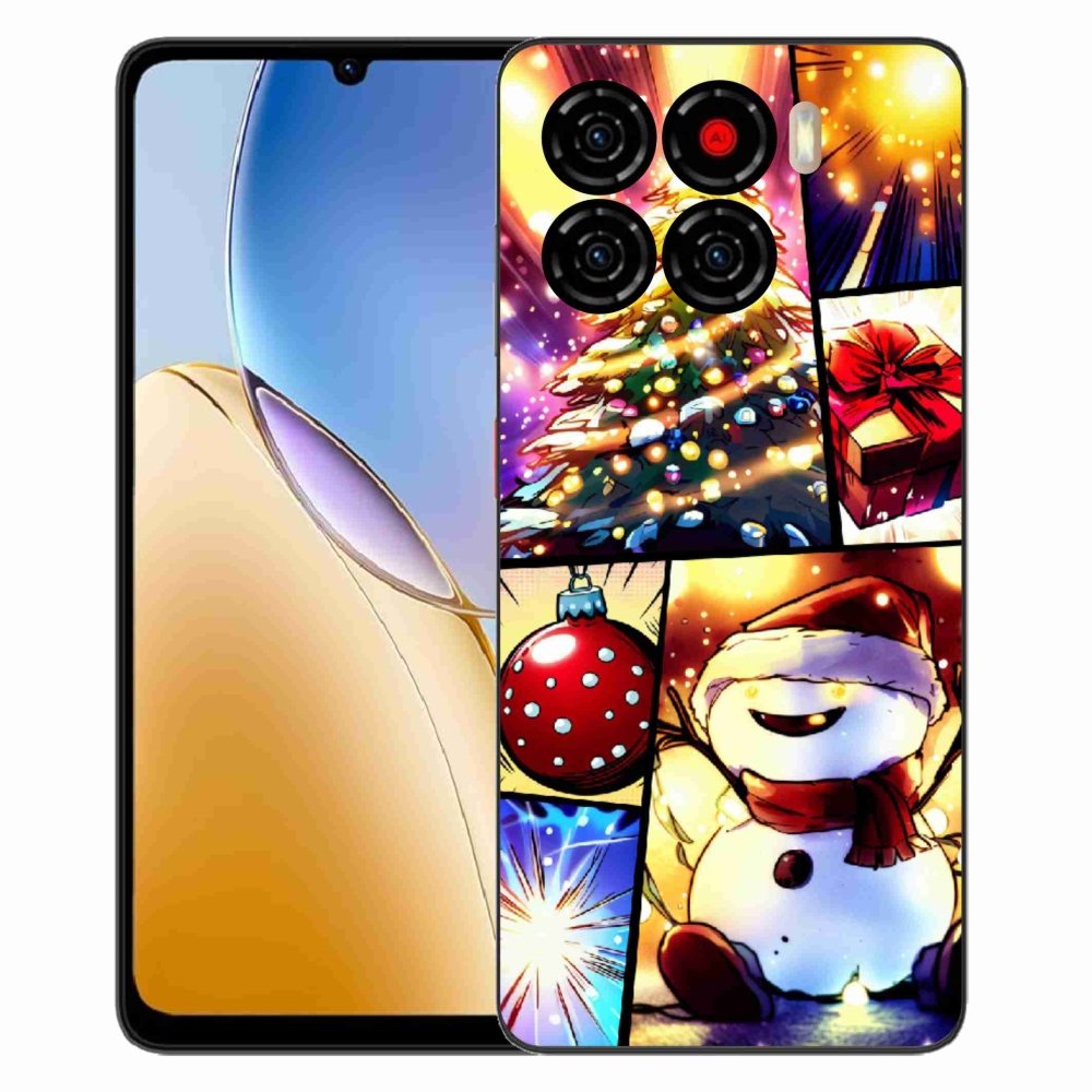 Gélový kryt mmCase na ZTE Blade A56 - vianočné motívy 1