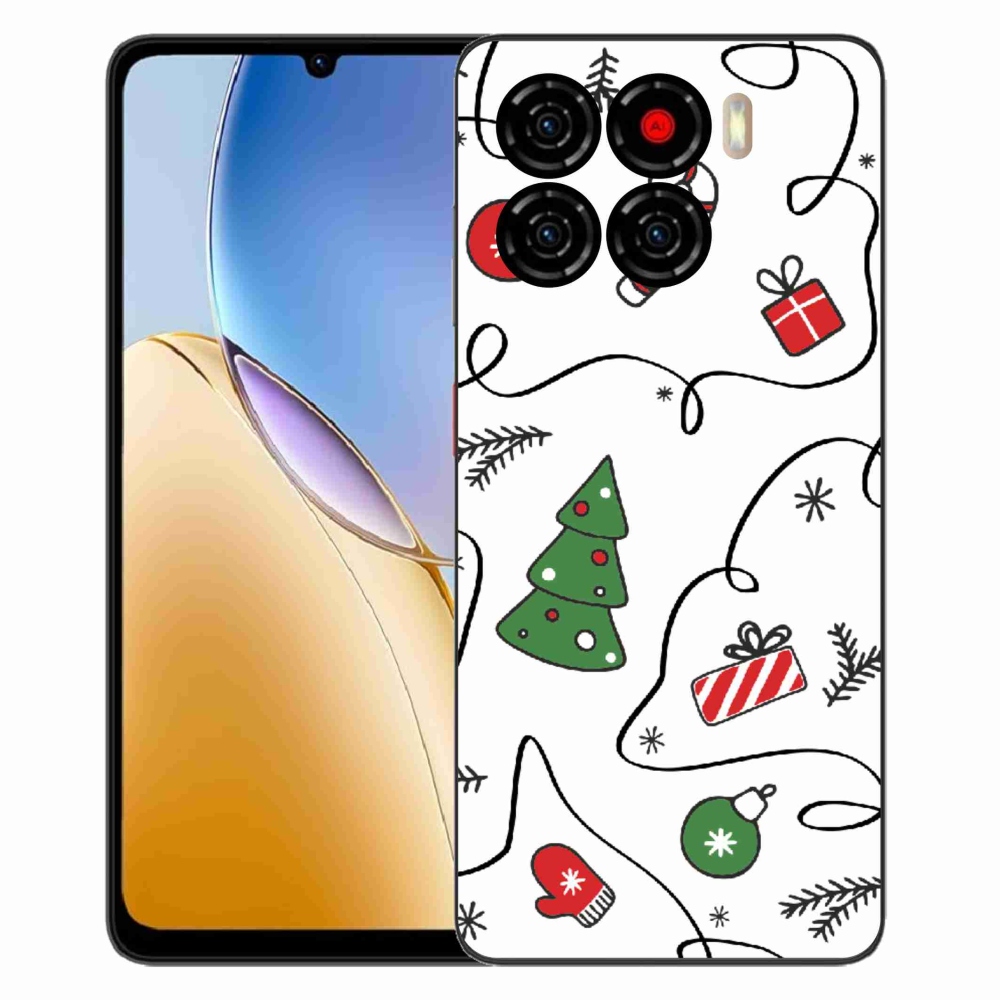 Gélový kryt mmCase na ZTE Blade A56 - vianočné motívy
