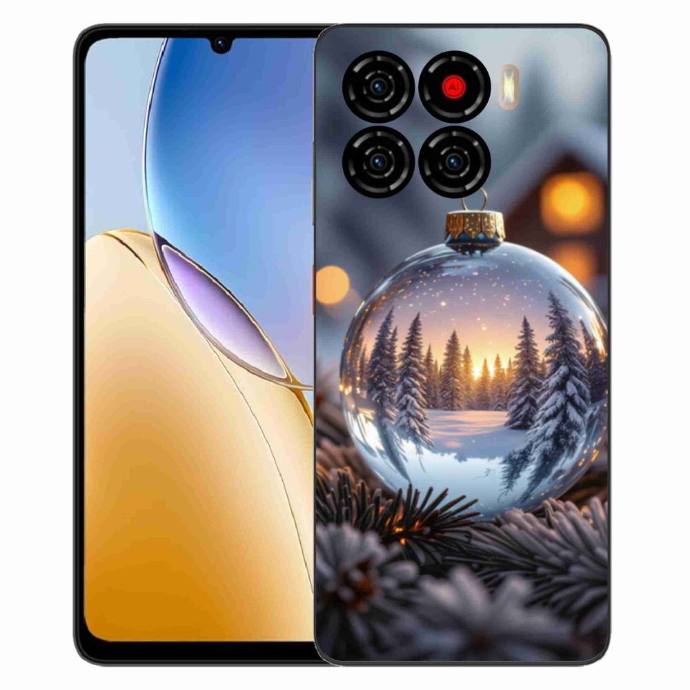 Gélový kryt mmCase na ZTE Blade A56 - vianočná ozdoba