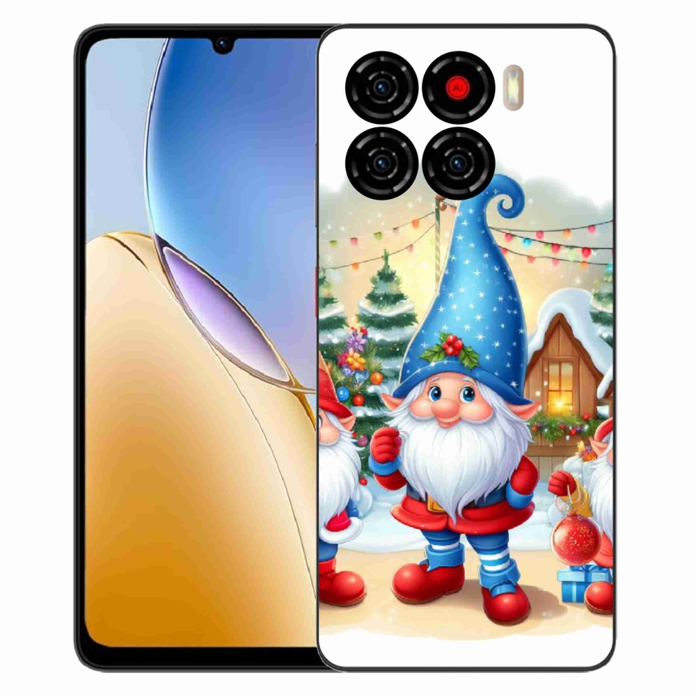 Gélový kryt mmCase na ZTE Blade A56 - vianočné škriatkovia