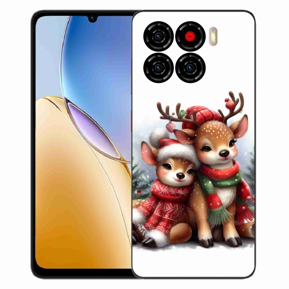 Gélový kryt mmCase na ZTE Blade A56 - vianočné soby