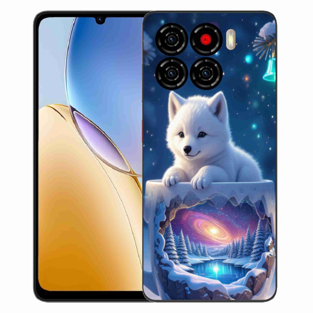 Gélový kryt mmCase na ZTE Blade A56 - vianočné šteňa