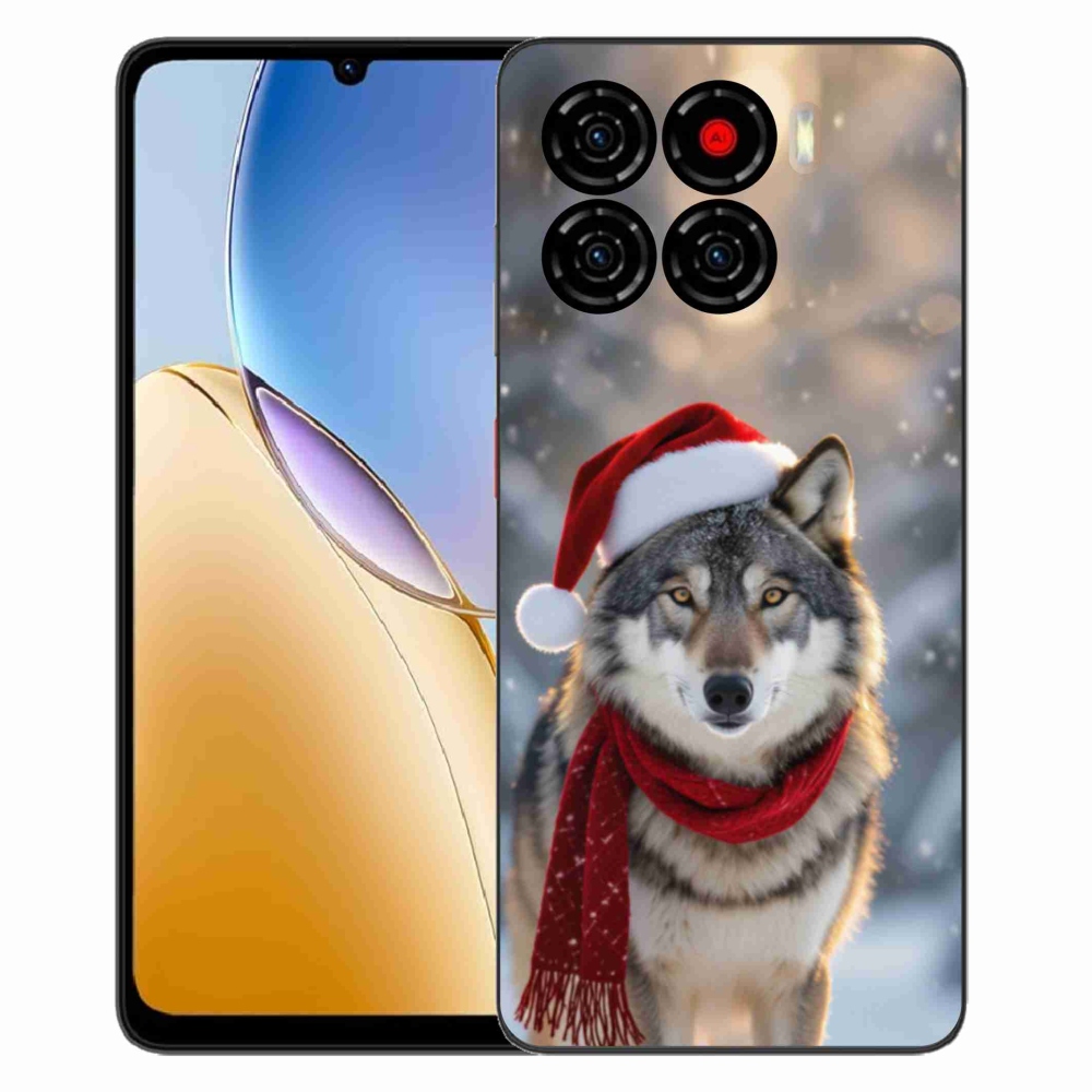 Gélový kryt mmCase na ZTE Blade A56 - vianočný vlk