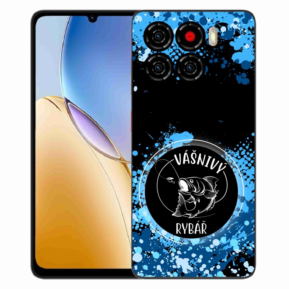 Gélový kryt mmCase na ZTE Blade A56 - vášnivý rybár čierne pozadie