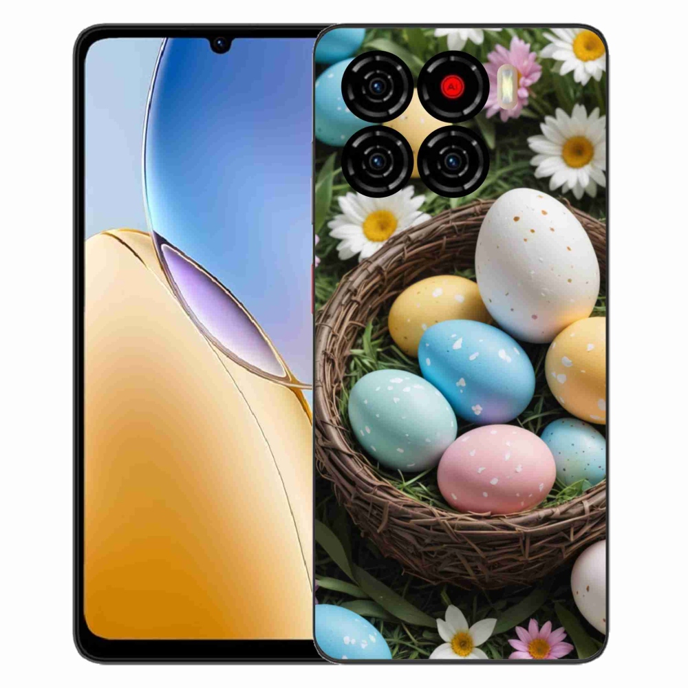 Gélový kryt mmCase na ZTE Blade A56 - veľkonočné vajíčka 2