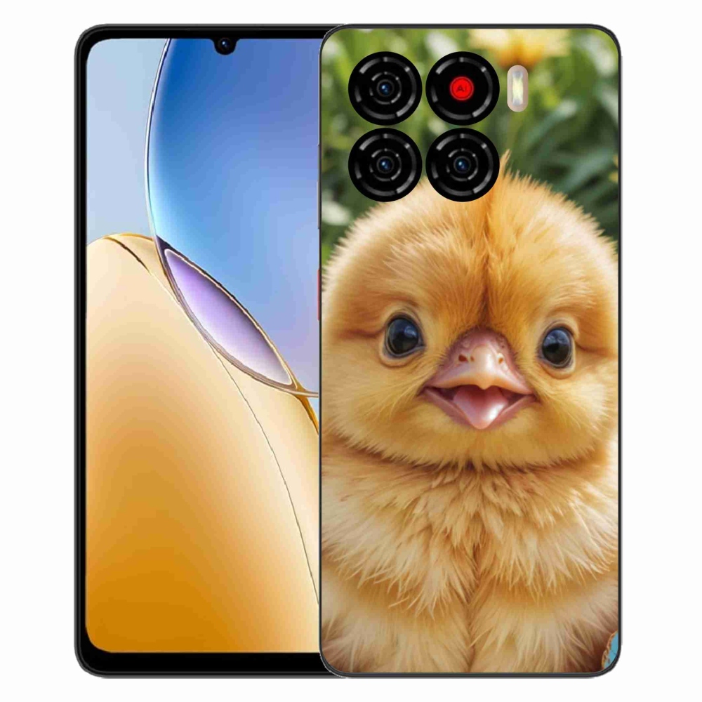 Gélový kryt mmCase na ZTE Blade A56 - veselé kuriatko