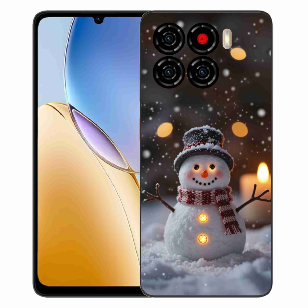 Gélový kryt mmCase na ZTE Blade A56 - veselý snehuliak