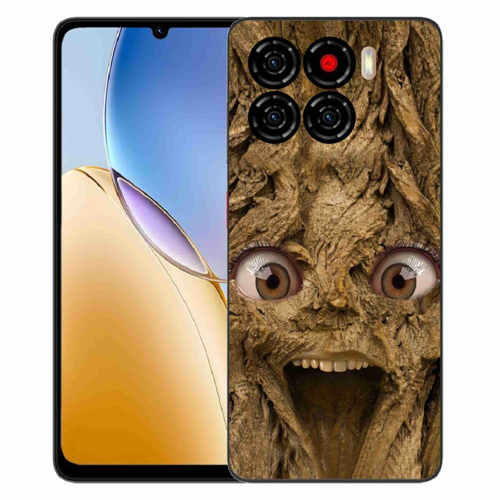 Gélový kryt mmCase na ZTE Blade A56 - veselý strom s očami