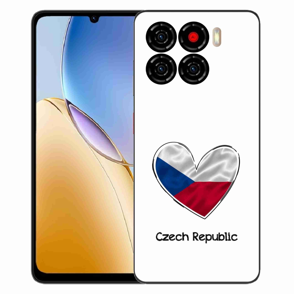Gélový kryt mmCase na ZTE Blade A56 - vlajka srdca biele pozadie