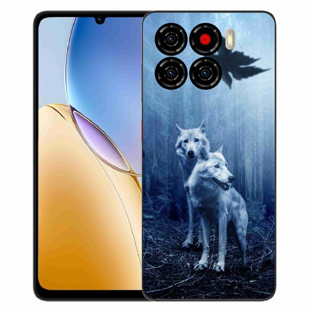 Gélový kryt mmCase na ZTE Blade A56 - vlci v lese