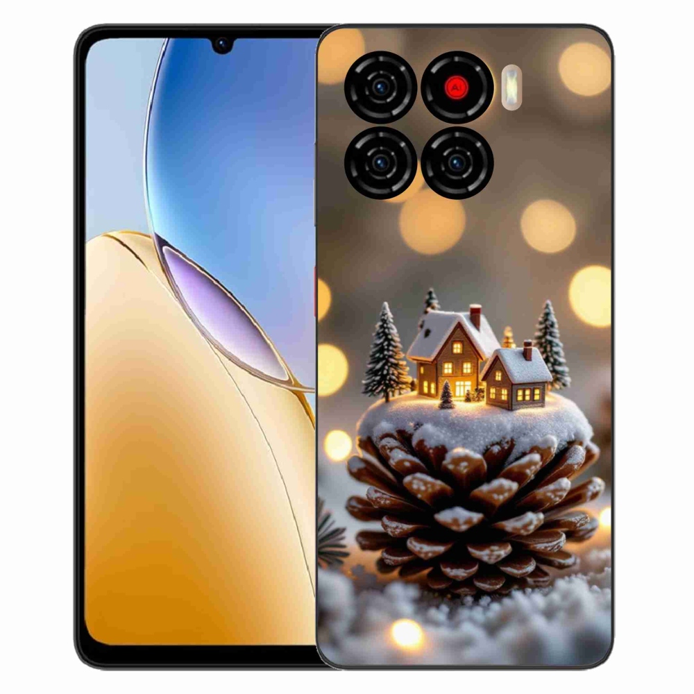 Gélový kryt mmCase na ZTE Blade A56 - zimná dedinka