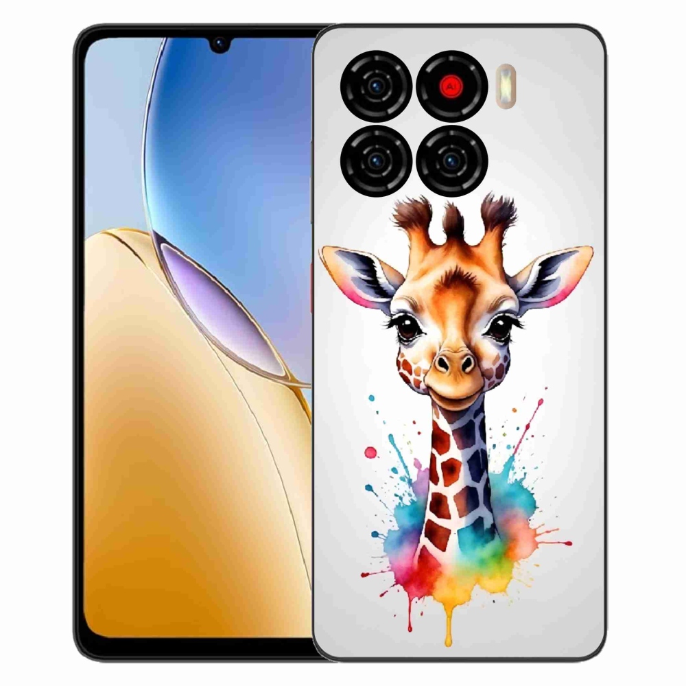 Gélový kryt mmCase na ZTE Blade A56 - žirafa 1