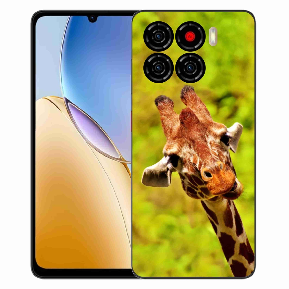 Gélový kryt mmCase na ZTE Blade A56 - žirafa