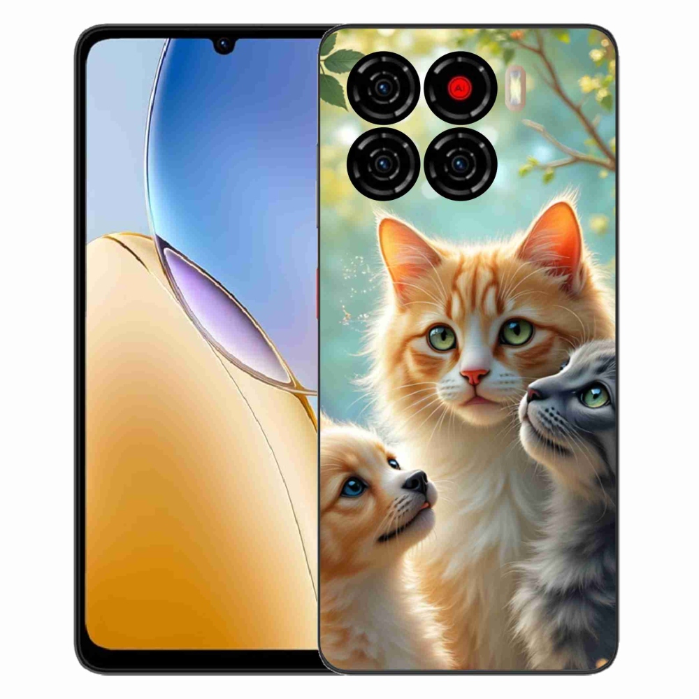 Gélový kryt mmCase na ZTE Blade A56 - zvieracie priateľstvo 2