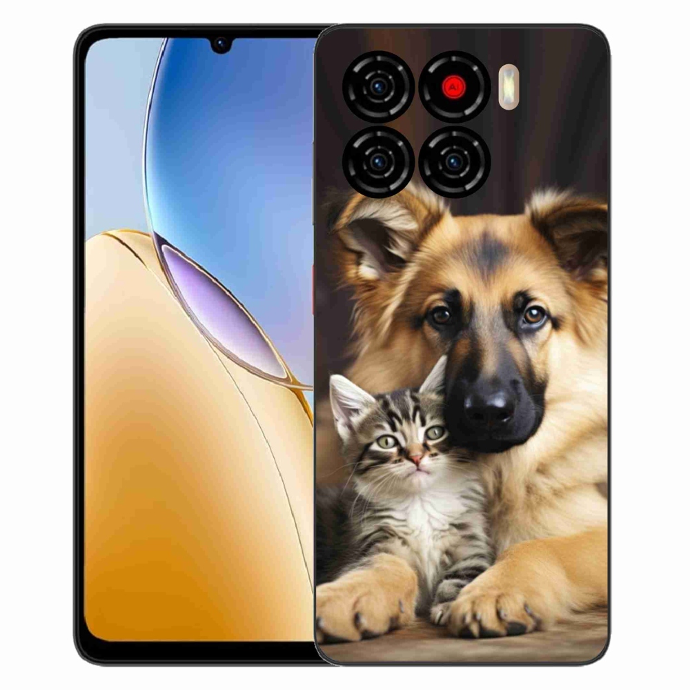 Gélový kryt mmCase na ZTE Blade A56 - zvieracie priateľstvo
