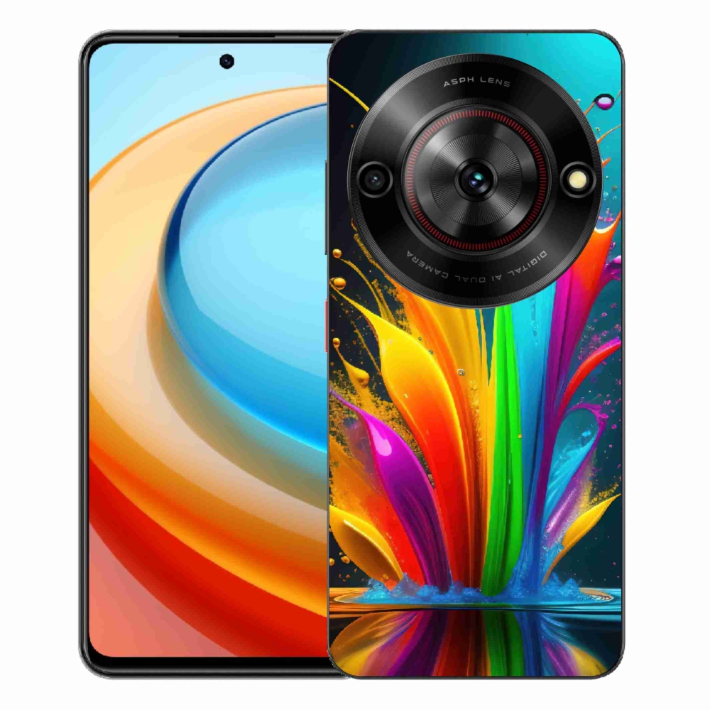 Gélový kryt mmCase na ZTE Blade A75 - abstraktný motív 1