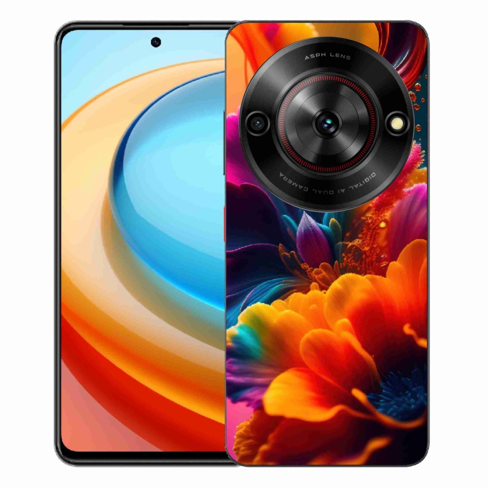 Gélový kryt mmCase na ZTE Blade A75 - abstraktný motív 2