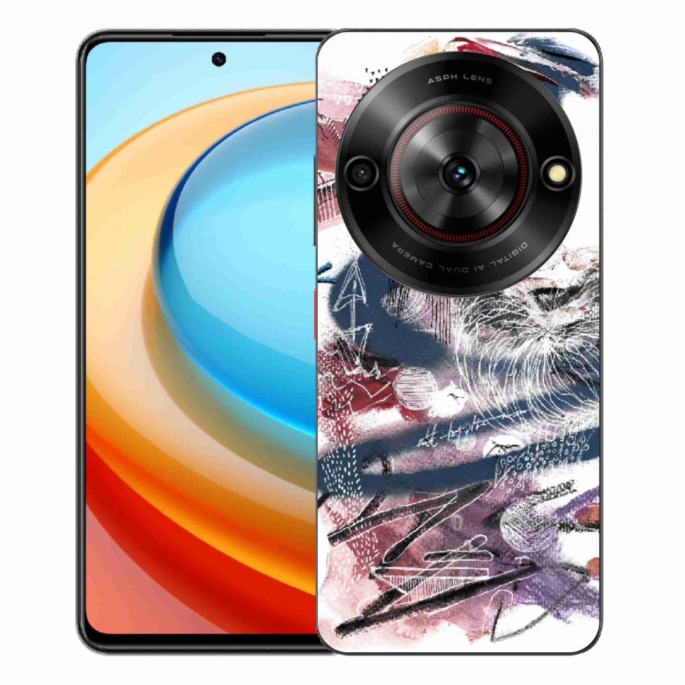 Gélový kryt mmCase na ZTE Blade A75 - abstraktný motív 28