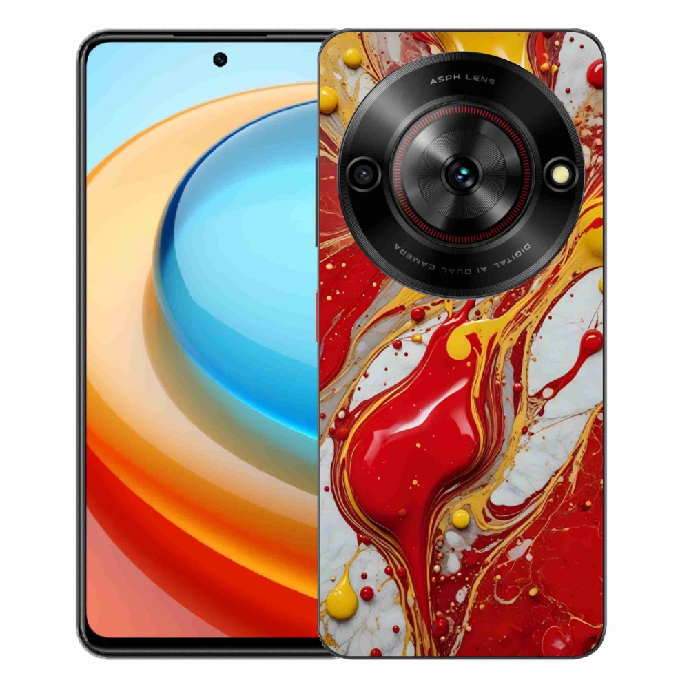 Gélový kryt mmCase na ZTE Blade A75 - abstraktný motív 42