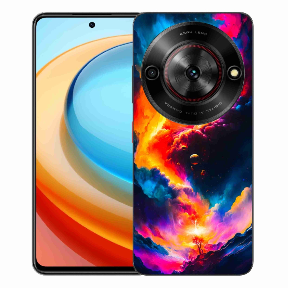Gélový kryt mmCase na ZTE Blade A75 - abstraktný motív