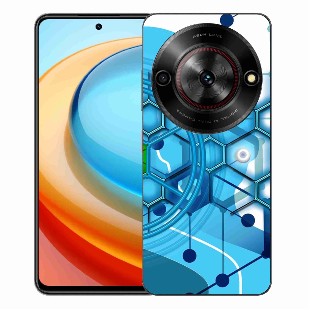 Gélový kryt mmCase na ZTE Blade A75 - abstraktný vzor 2