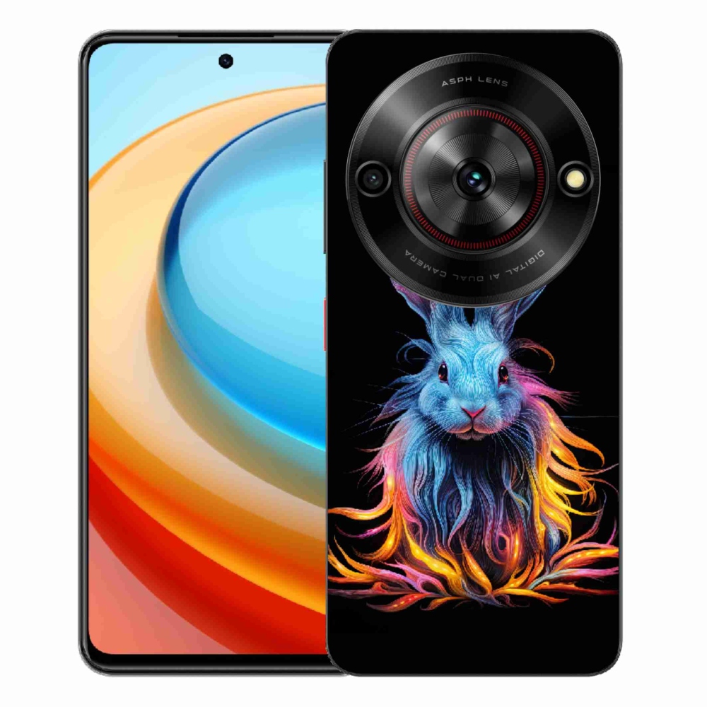 Gélový kryt mmCase na ZTE Blade A75 - abstraktný zajac