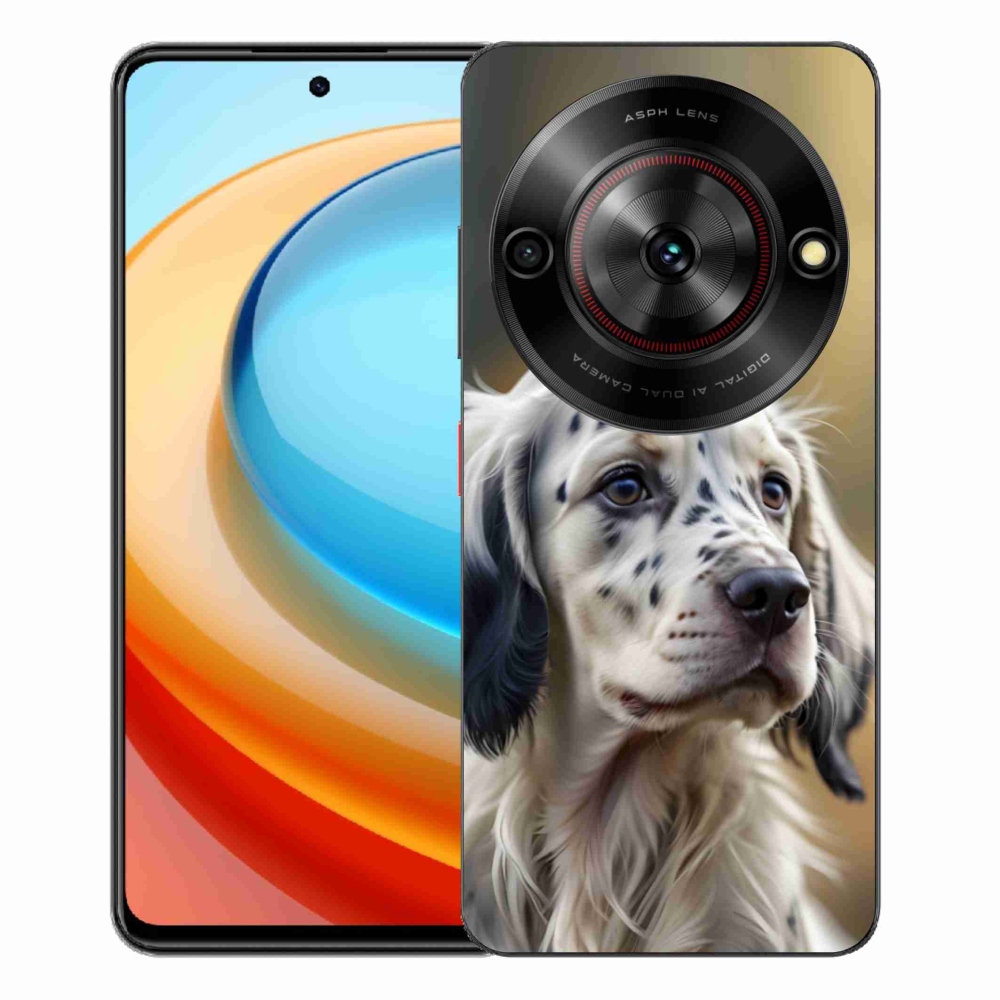 Gélový kryt mmCase na ZTE Blade A75 - anglický seter