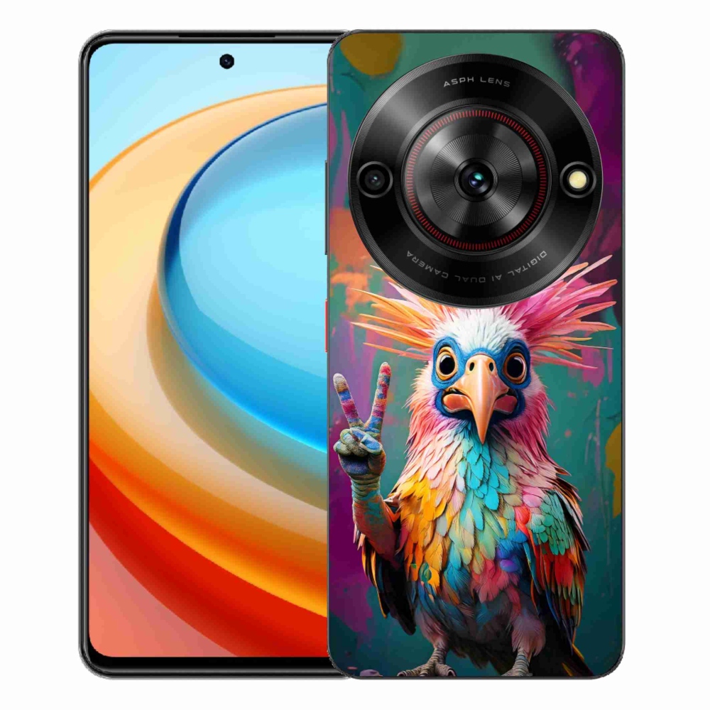 Gélový kryt mmCase na ZTE Blade A75 - farebný rebel