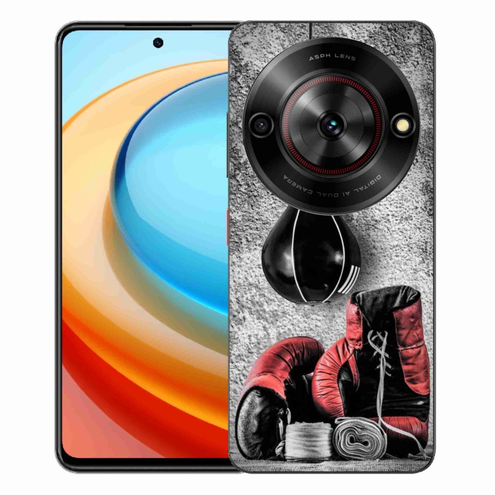 Gélový kryt mmCase na ZTE Blade A75 - boxovacie vrece a rukavice