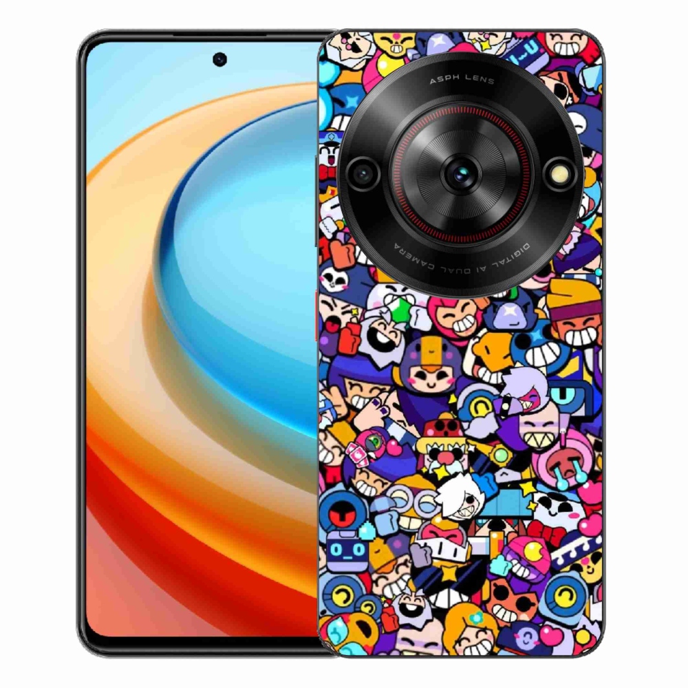 Gélový kryt mmCase na ZTE Blade A75 - brawl stars 2