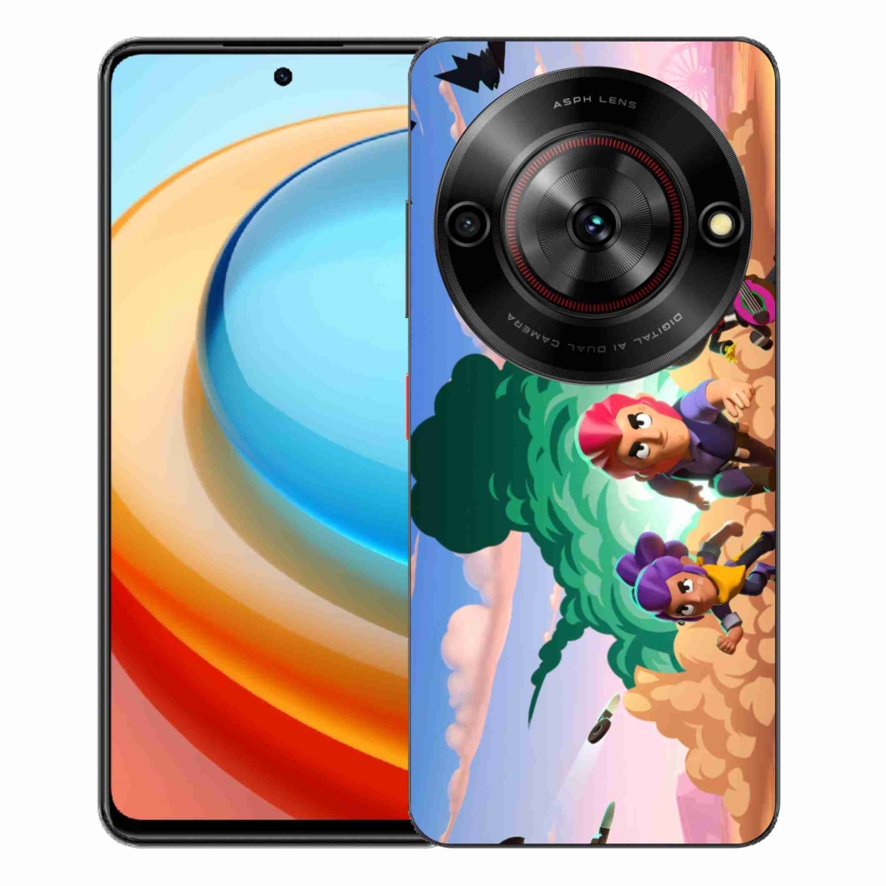 Gélový kryt mmCase na ZTE Blade A75 - brawl stars