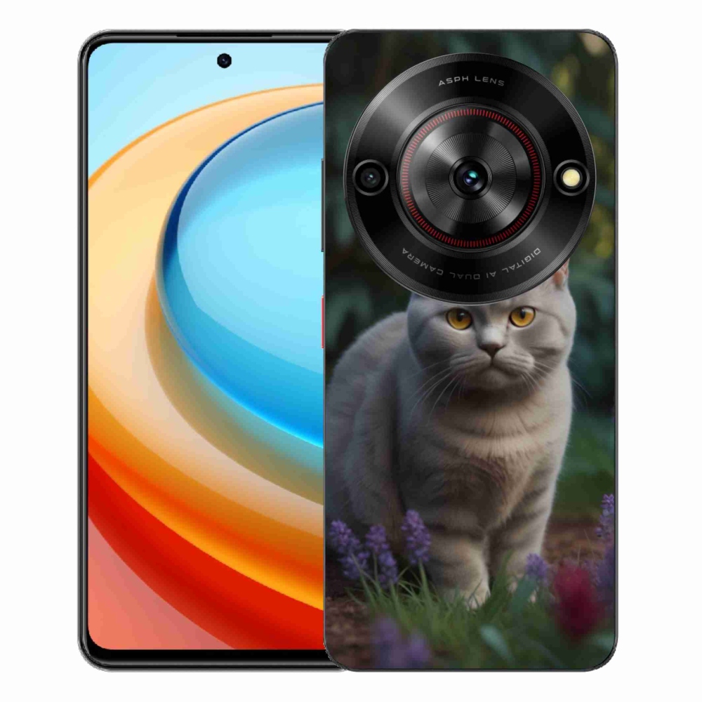 Gélový kryt mmCase na ZTE Blade A75 - britská mačka