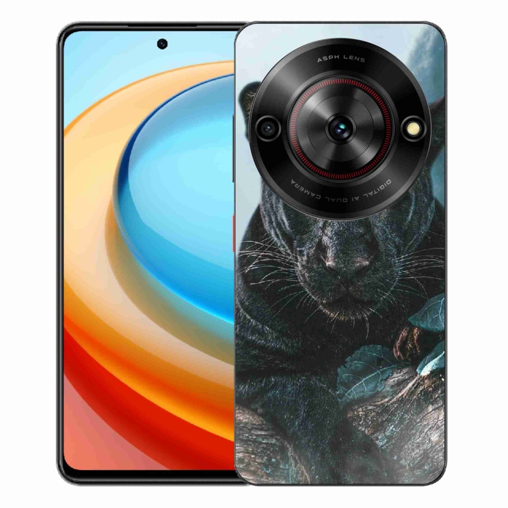 Gélový kryt mmCase na ZTE Blade A75 - čierny panter