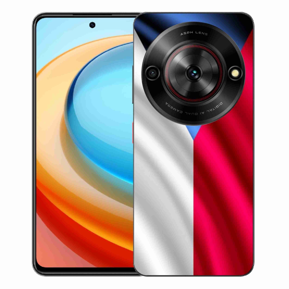Gélový kryt mmCase na ZTE Blade A75 - slovenská vlajka