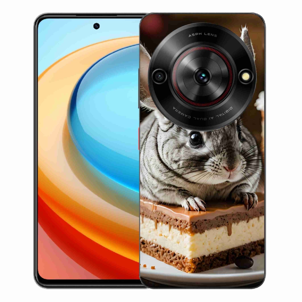 Gélový kryt mmCase na ZTE Blade A75 - činčila