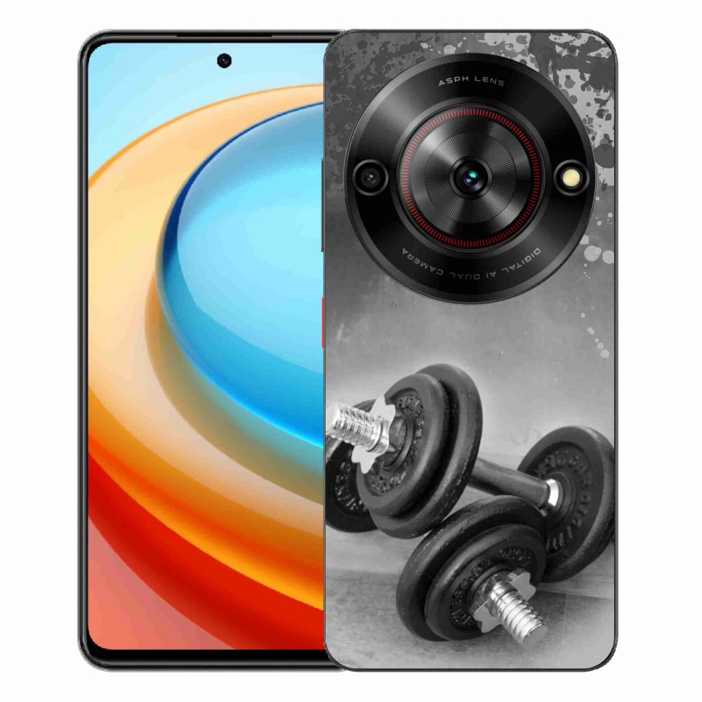Gélový kryt mmCase na ZTE Blade A75 - činky 1