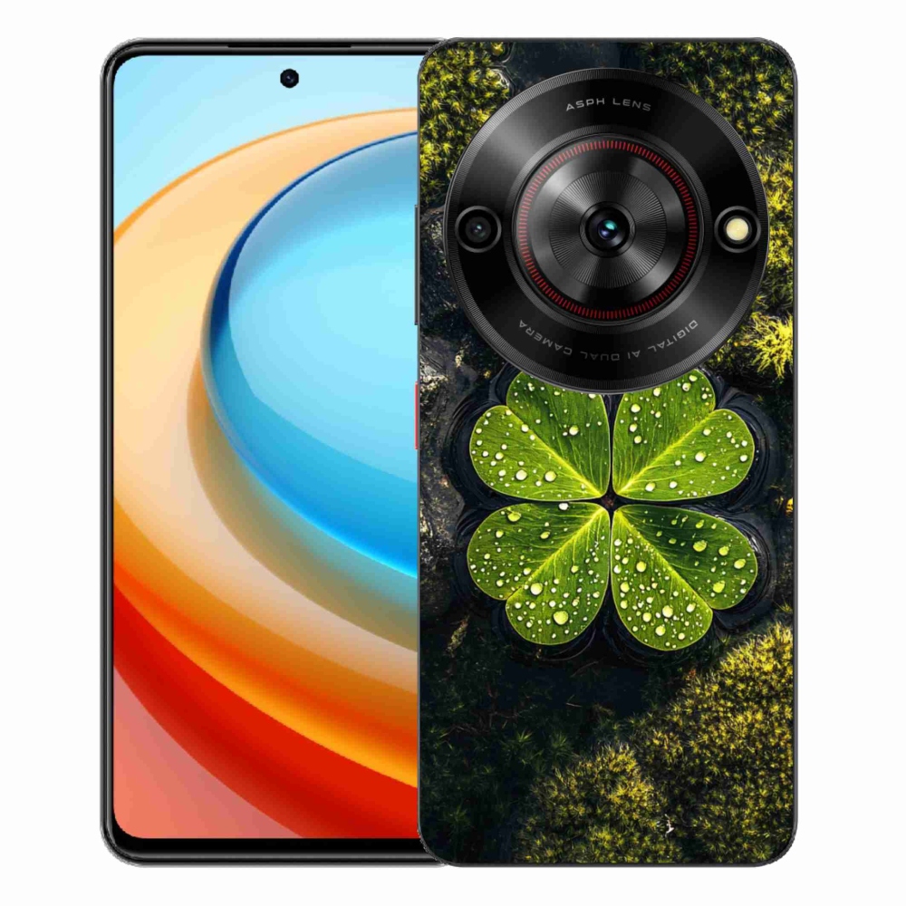 Gélový kryt mmCase na ZTE Blade A75 - štvorlístok