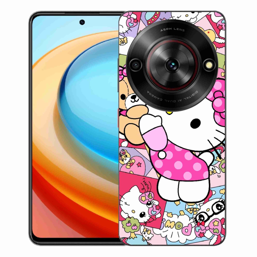 Gélový kryt mmCase na ZTE Blade A75 - cute kitty