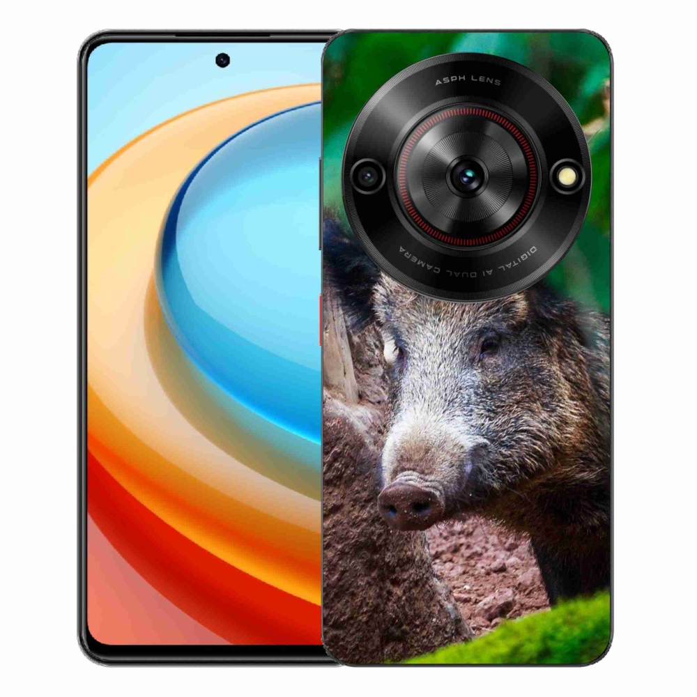 Gélový kryt mmCase na ZTE Blade A75 - divoké prasa