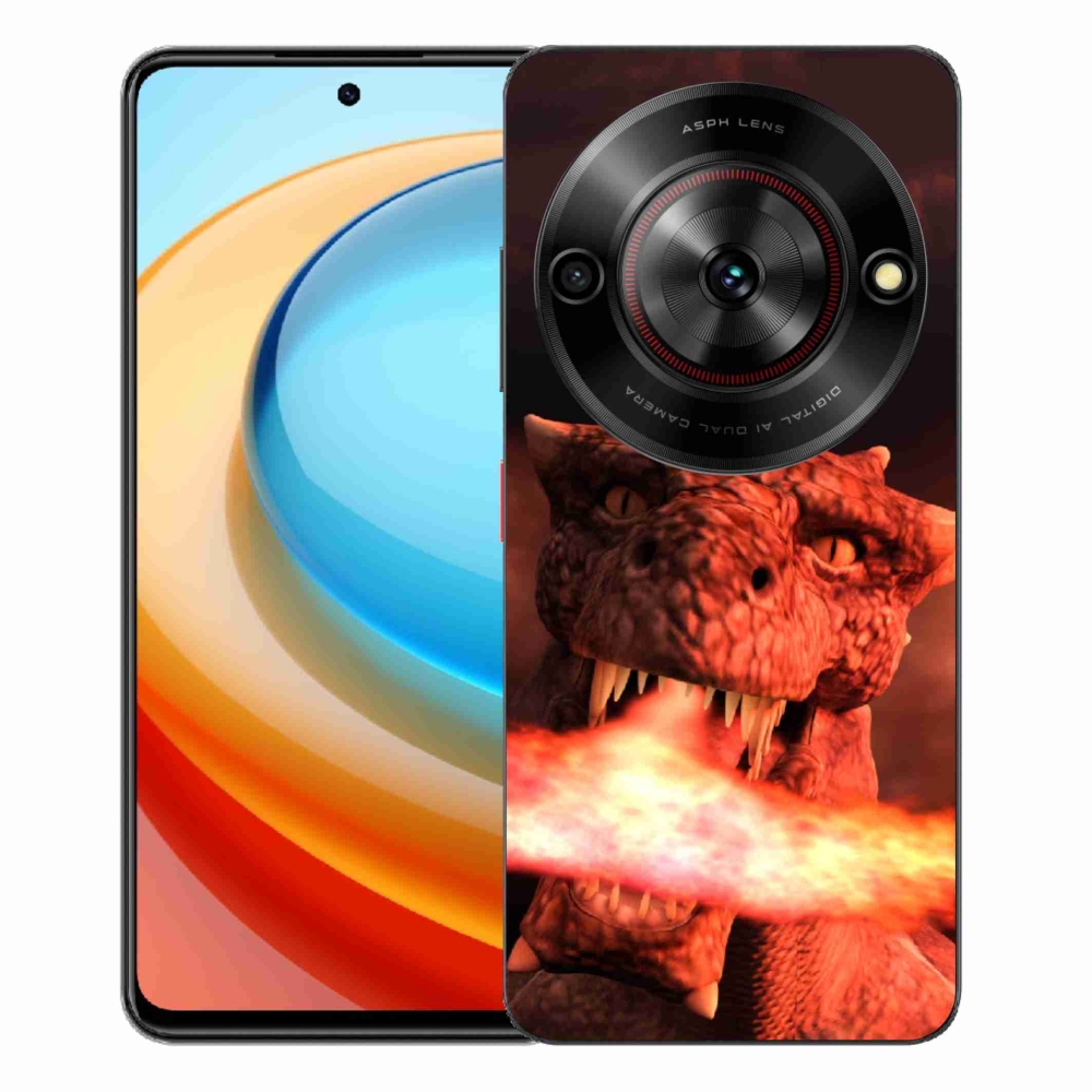Gélový kryt mmCase na ZTE Blade A75 - drak
