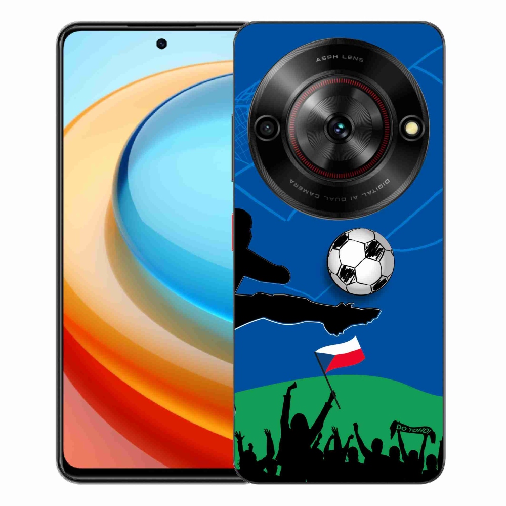 Gélový kryt mmCase na ZTE Blade A75 - fanúšikovia futbalu