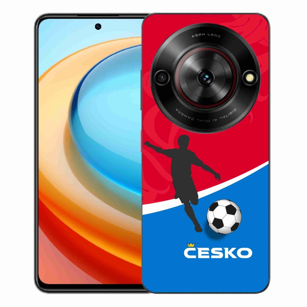 Gélový kryt mmCase na ZTE Blade A75 - futbal Česko