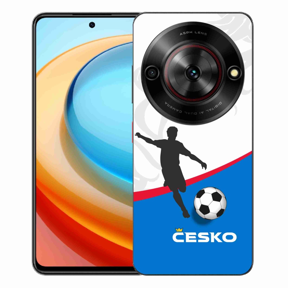 Gélový kryt mmCase na ZTE Blade A75 - futbal Česko 1