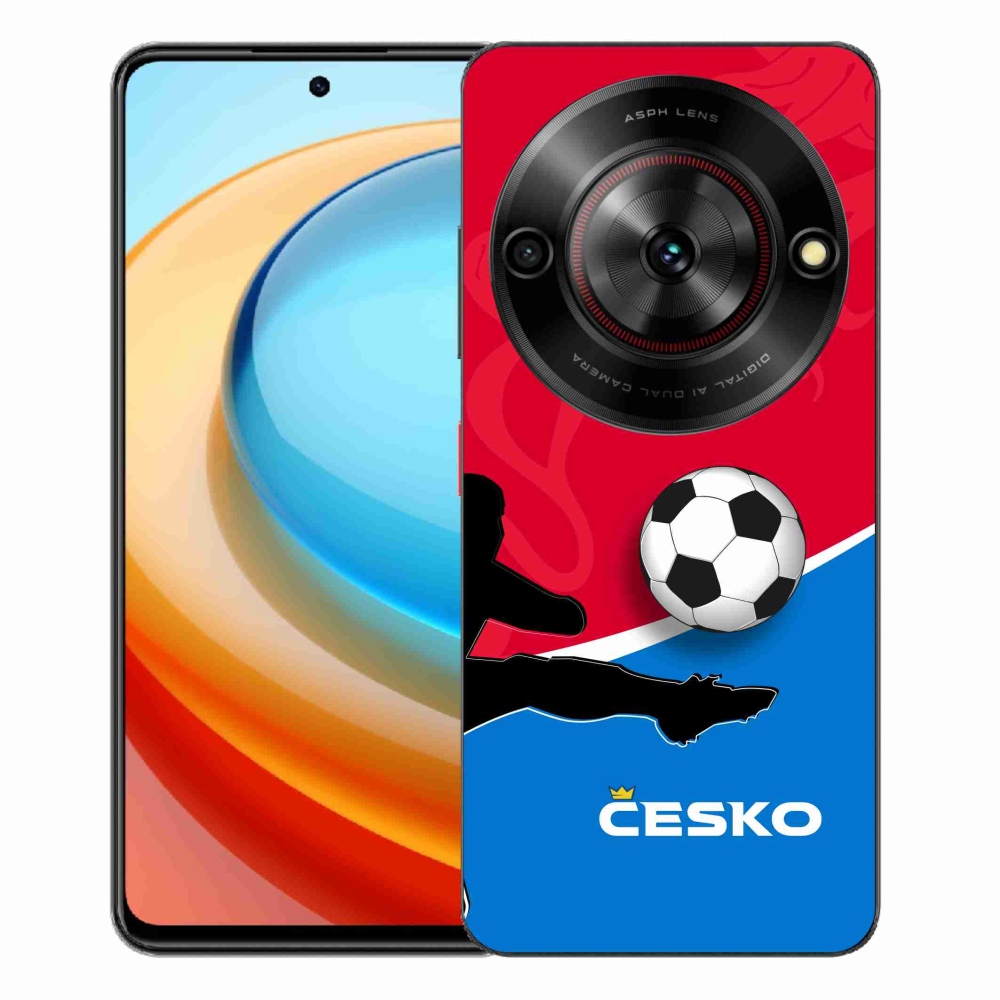 Gélový kryt mmCase na ZTE Blade A75 - futbal Česko 2