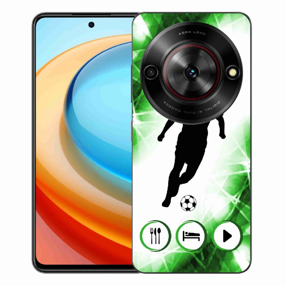 Gélový kryt mmCase na ZTE Blade A75 - futbalista