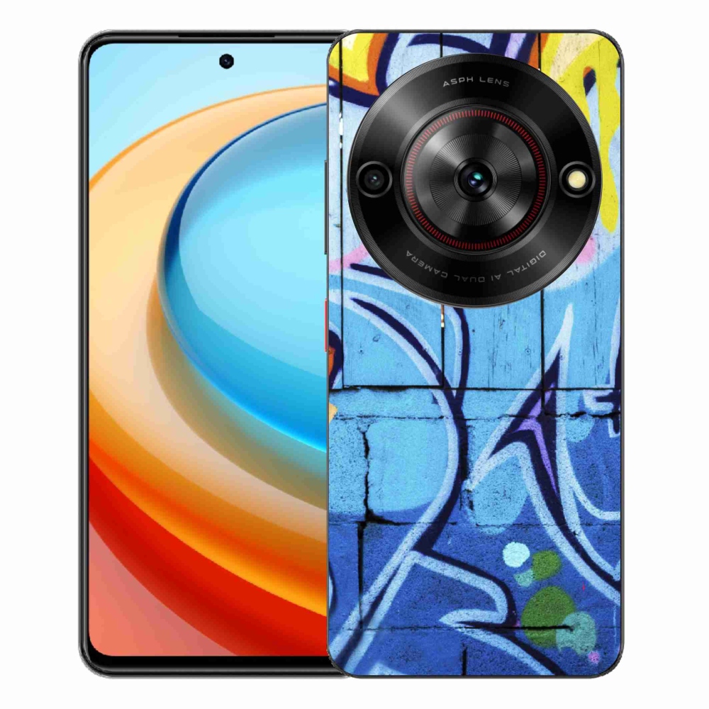 Gélový kryt mmCase na ZTE Blade A75 - graffiti