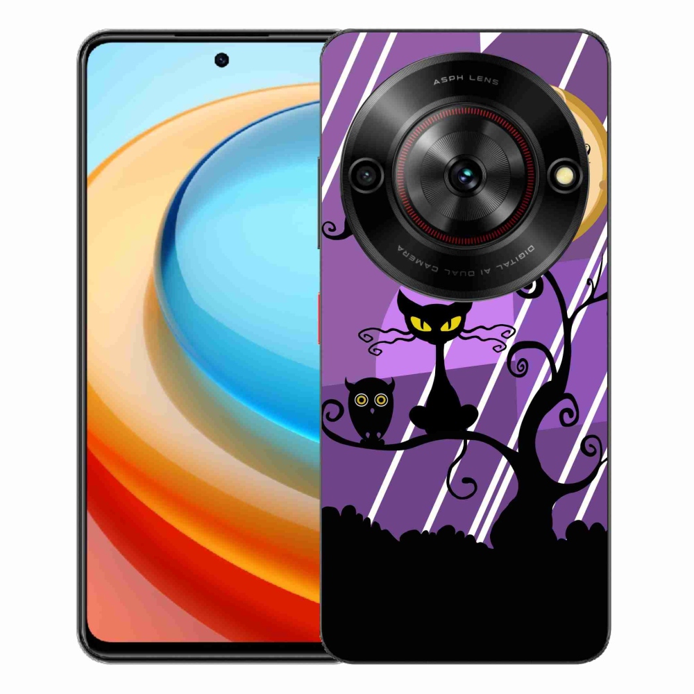 Gélový kryt mmCase na ZTE Blade A75 - halloween