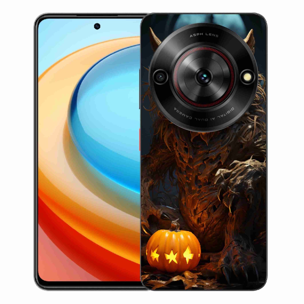 Gélový kryt mmCase na ZTE Blade A75 - halloweenska príšera